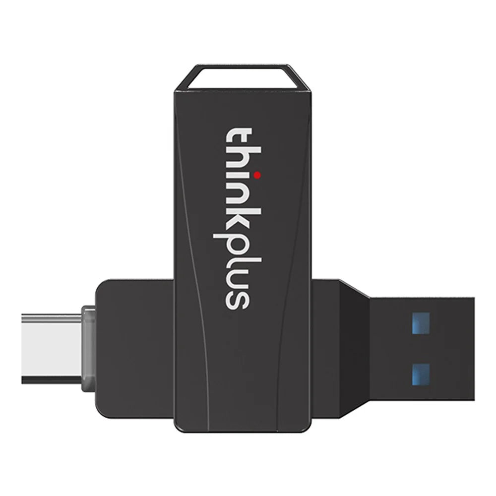 LENOVO THINKPLUS MU252 64GB USB+Type C 2-in-1 Memory Stick for iPhone 15 Series Fast Data Readin USB C 3.1 Thumb Flash Drive - 2