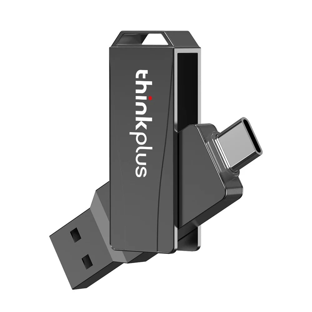 LENOVO Thinkplus MU252 128GB for iPhone 15 Series USB / Type-C Data Transfer U-Disk Memory Stick High Speed USB-C 3.1 Flash Drive - 1