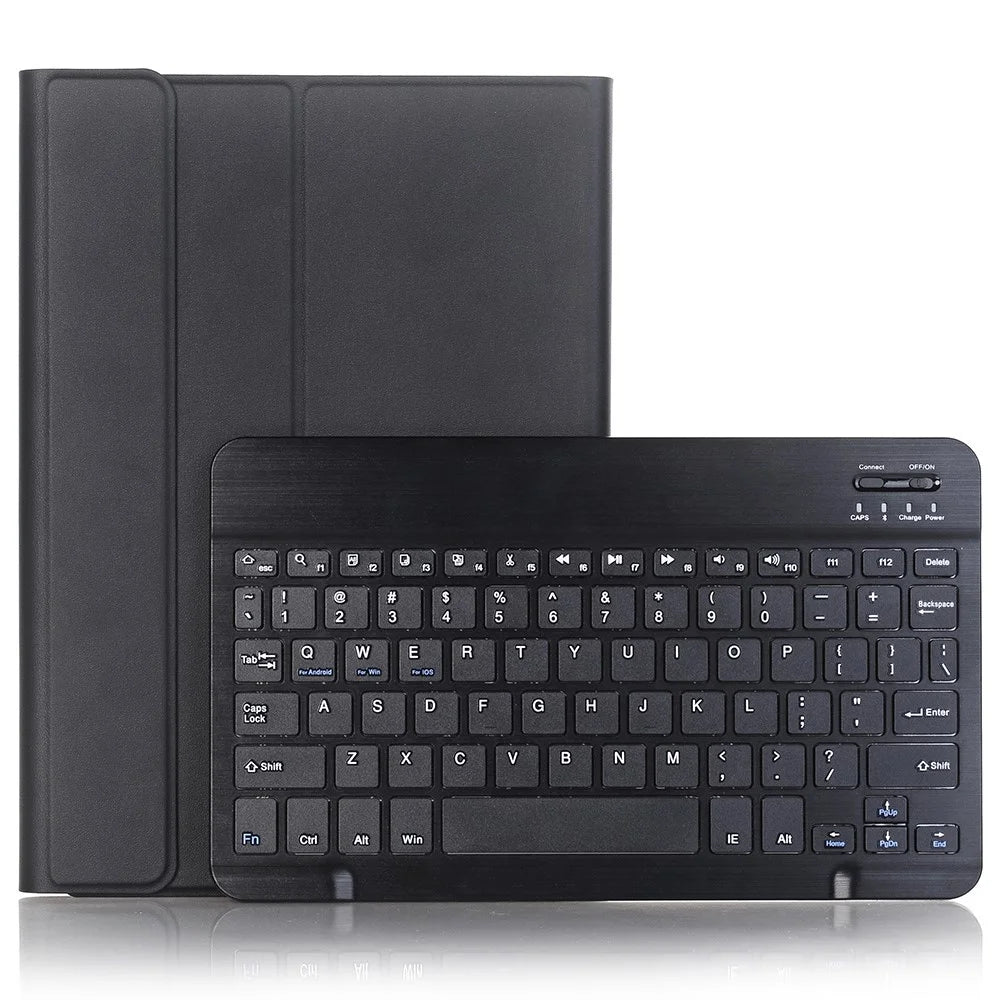 A098B For iPad Air 11 (2026) / (2025) / (2024) / iPad Air (2020) (2022) Case Bluetooth-compatible Keyboard Cover with Pen Slot - Black - 1