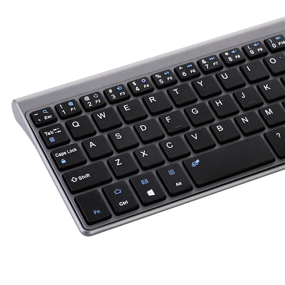 MC-41AG 59-Key Ultra Thin 2.4G Wireless Keyboard with Touchpad for PC / Laptop / Smart TV - 3