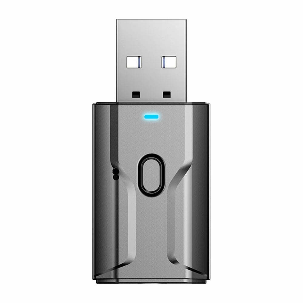 T-02 USB Bluetooth-compatible Audio Adapter Handsfree Call Bluetooth-compatible 5.0 Receiver Transmitter - 5