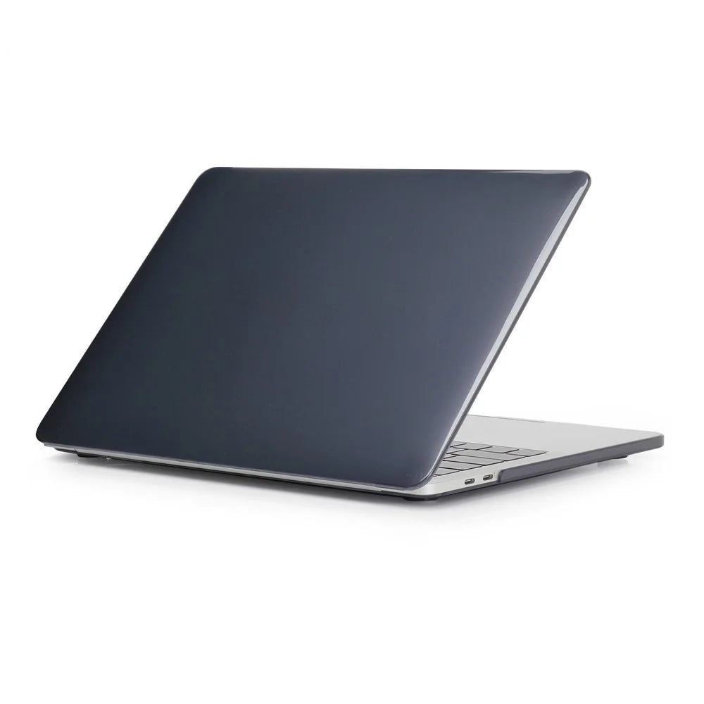 Protective Hard PC Laptop Phone Cover for MacBook Air 13" (2020) - Transparent Black - 1