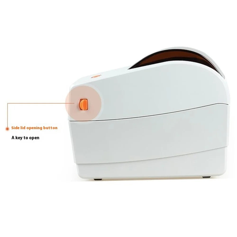 TP403 180mm / s Fast Printing Desktop Thermal Printer Barcode Label Printer, USB+Bluetooth-compatible Version - US Plug - 2