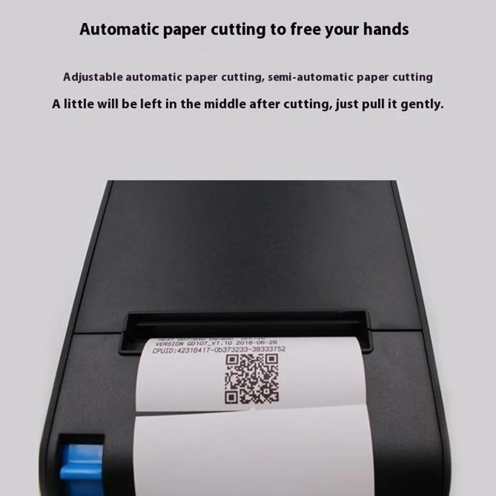 8032III Thermal Receipt Printer with 80mm Printing Paper Width, Support Window System - US Plug - 3