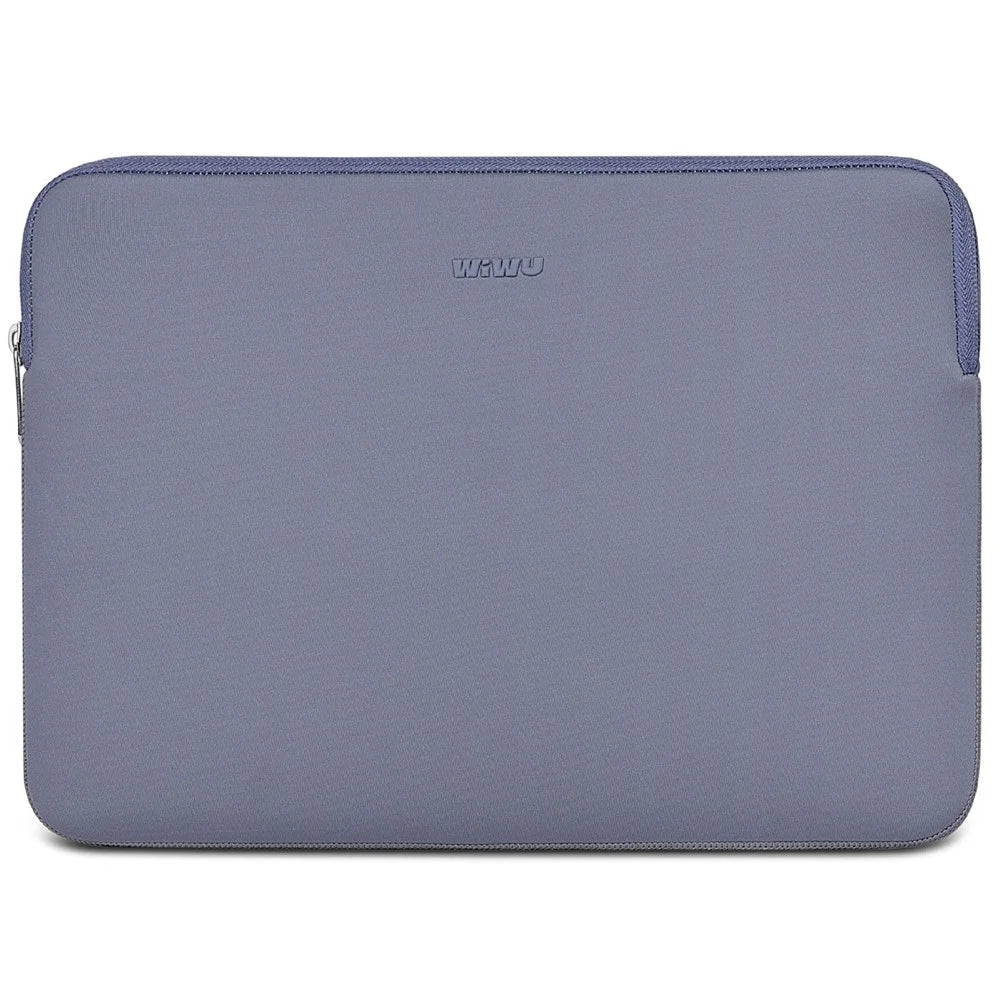 WIWU 13 inch Laptop Sleeve Ultra-Slim Nylon Lycra Notebook Computer Bag Case - Purple - 1