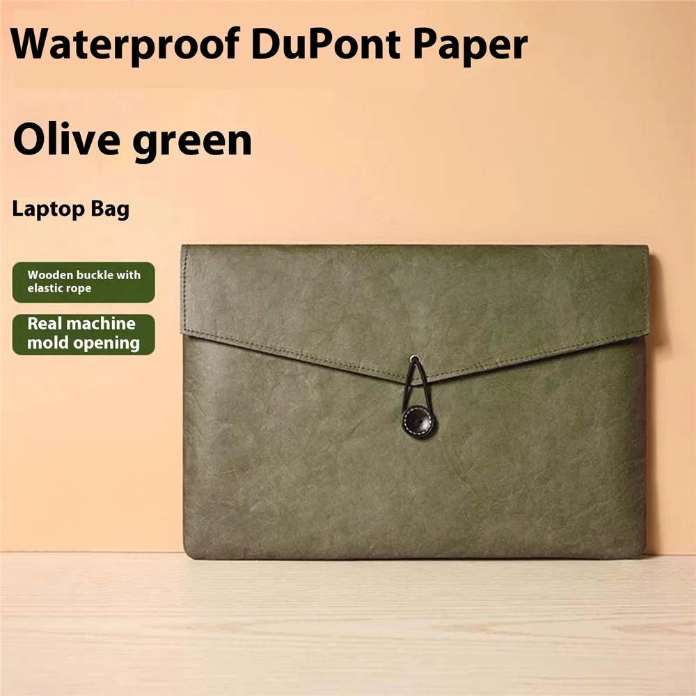 Waterproof Dupont Paper Carrying Case for 13.3-inch Laptops Lightweight Protective Sleeve Bag - 2