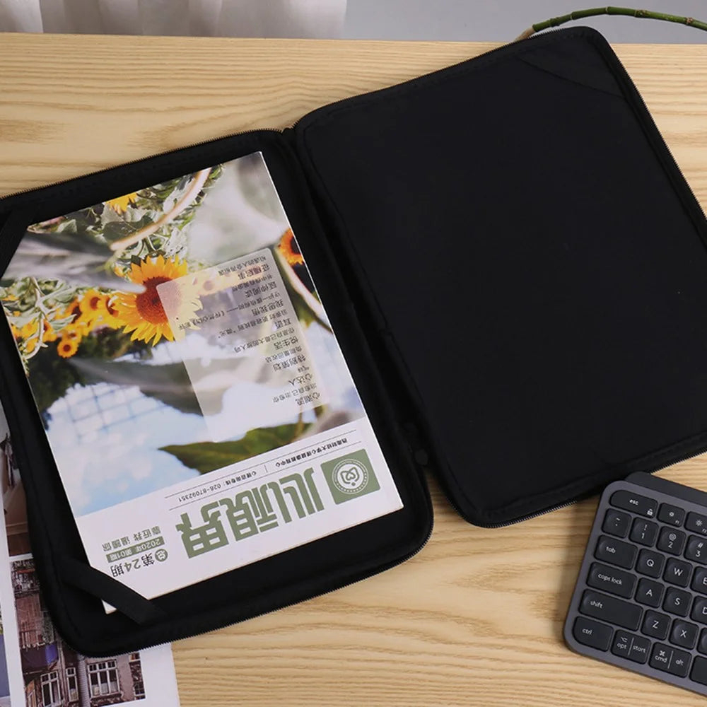A03 15 inch Laptop Sleeve Bag Neoprene Notebook Carrying Bag Tablet Briefcase - Black - 7