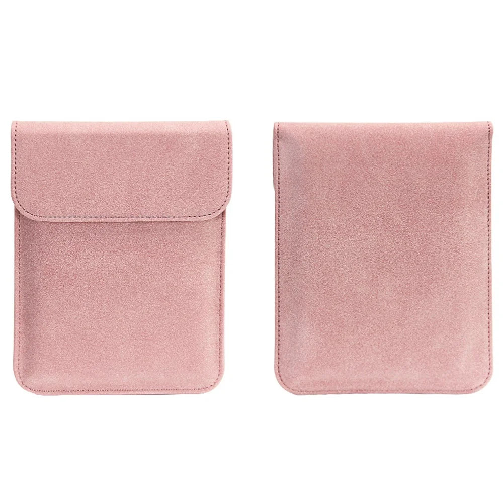 For 6.8 inch Kindle Paperwhite E-Reader Carrying Case PU Leather Portable Protective Bag Magnetic Closure - Pink - 1