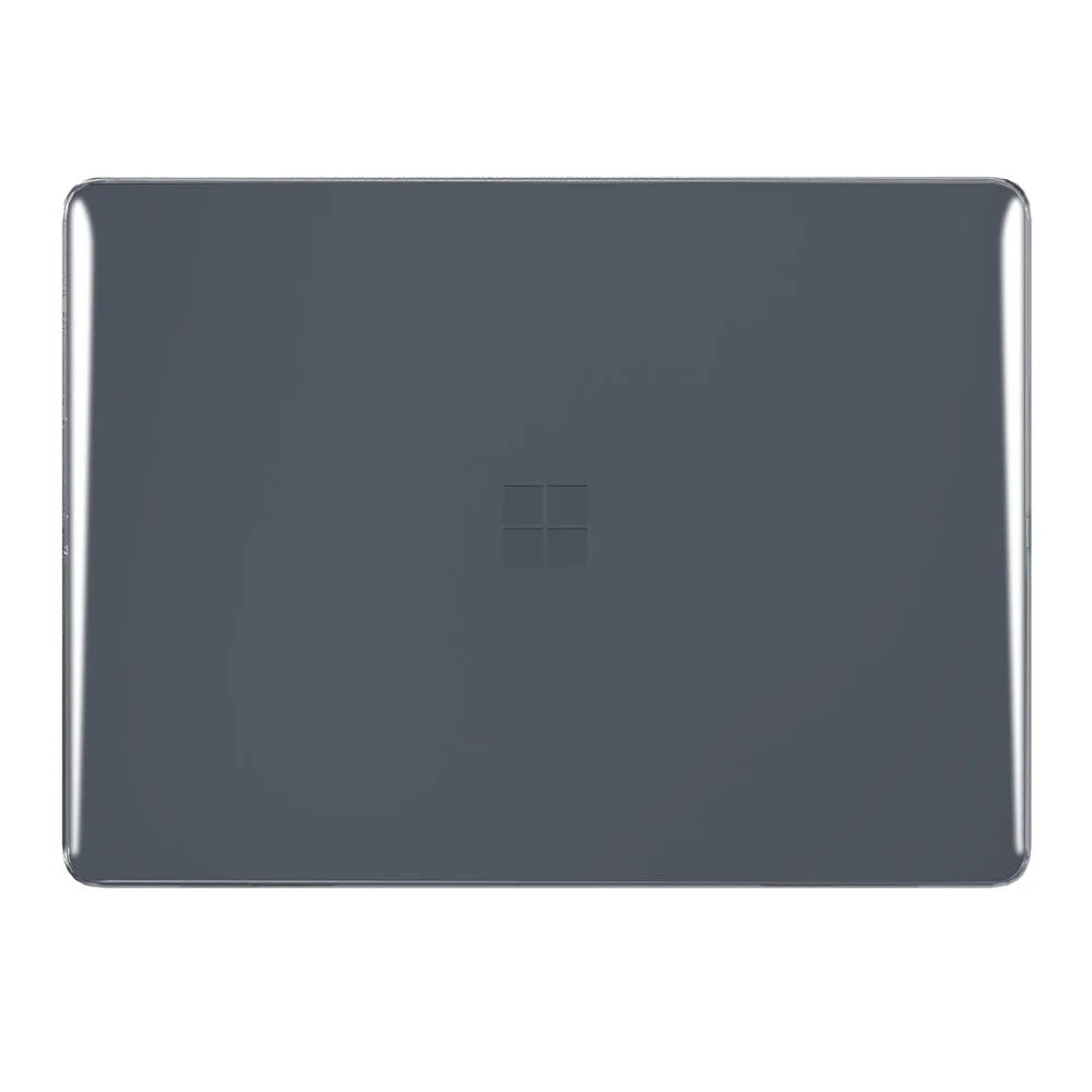 For Microsoft Surface Laptop 7 13.8-inch Crystal Case PC Ultra Thin Protective Cover - Black - 2