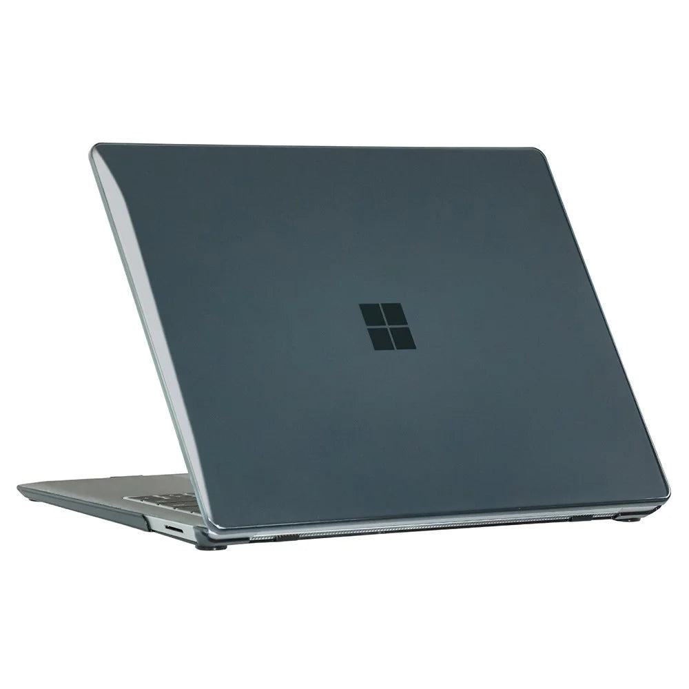 Crystal Case For Microsoft Surface Laptop 5  /  4  /  3  /  2 13.5 (1769  /  1867  /  1958  /  1950) PC Ultra Thin Protective Cover - Black - 3