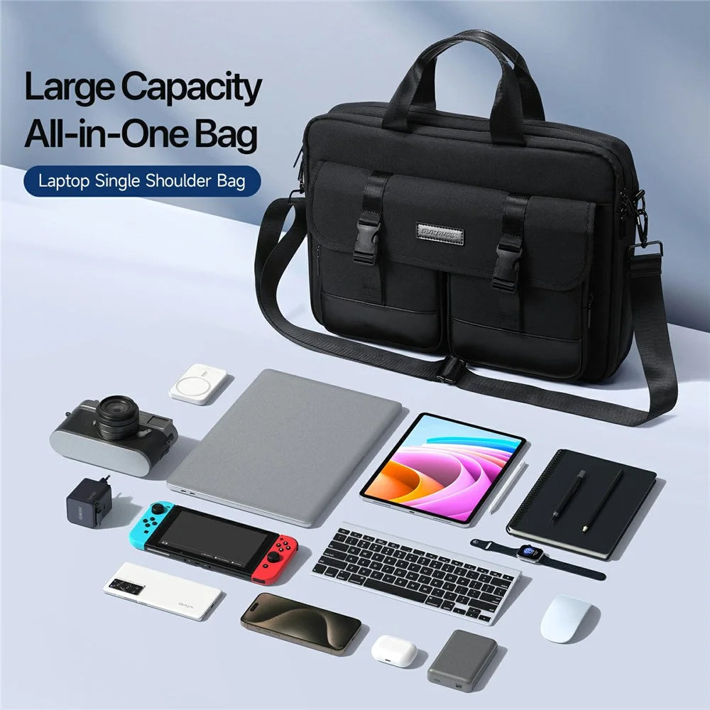 DUX DUCIS EDGE Series 14 - 15.4 Inch Laptop Bag Portable Polyester Computer Handbags - 3