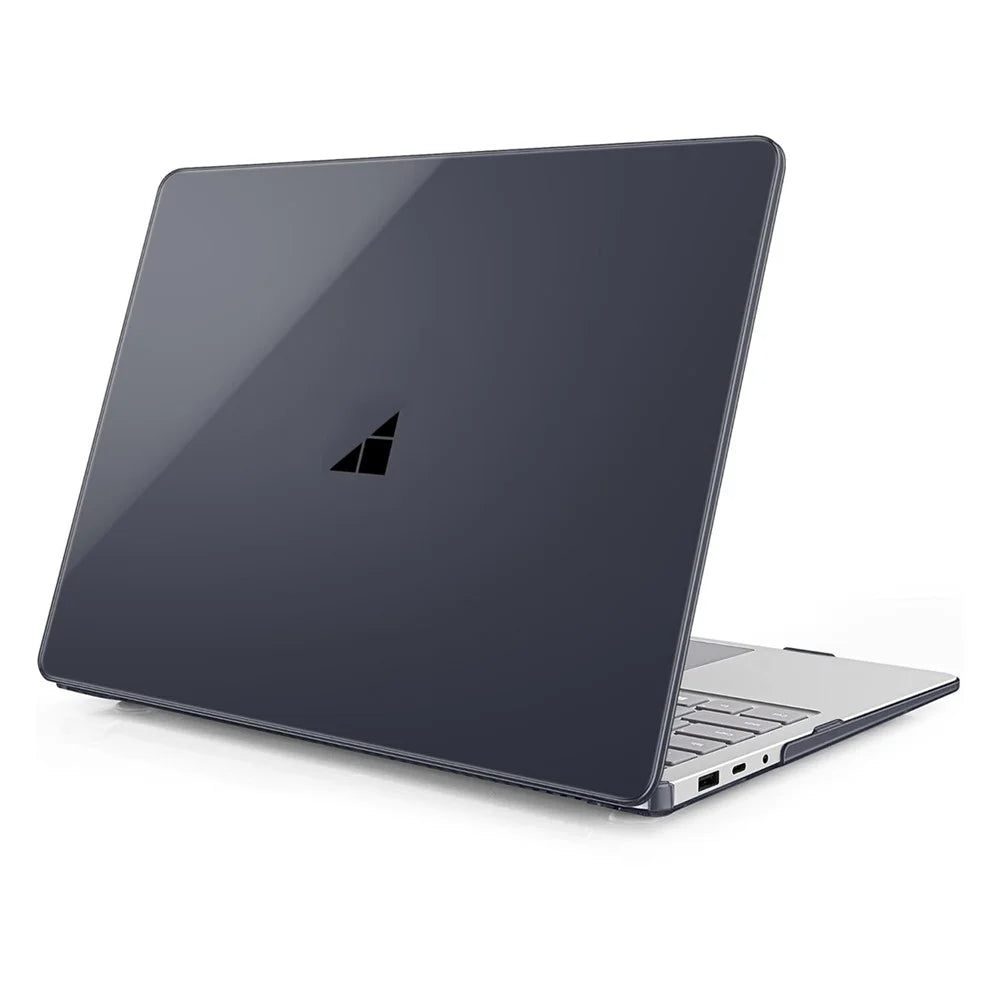 ENKAY HAT PRINCE For Microsoft Surface Laptop 5  /  4  /  3 (1872 / 1873 / 1953 / 1979) Crystal Laptop Case Hard PC Anti Scratch Shockproof Cover - Black - 2