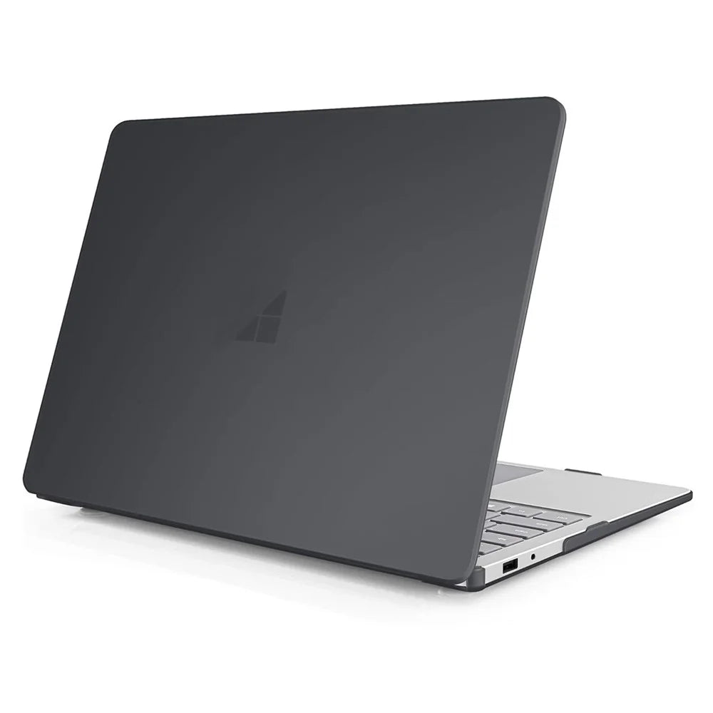 ENKAY HAT PRINCE For Microsoft Surface Laptop 13 (2095) Matte Laptop Case Hard PC Anti-fingerprint Shockproof Cover - Black - 2