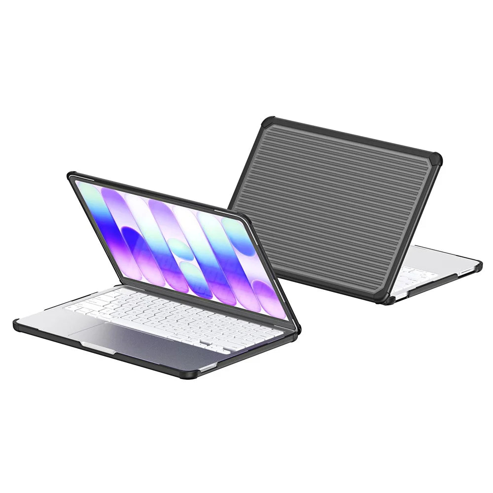 Dux Ducis For MacBook Neo 13 inch (2026) LCGH Series Anti-Scratch TPU+PC Laptop Protective Cover - Black - 2
