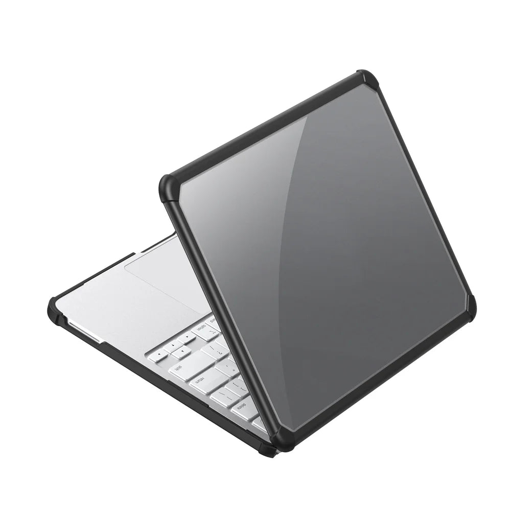 Dux Ducis For MacBook Neo 13 inch (2026) LCGM Series Glossy Laptop Case Anti-Scratch TPU+PC Notebook Cover - Black - 1