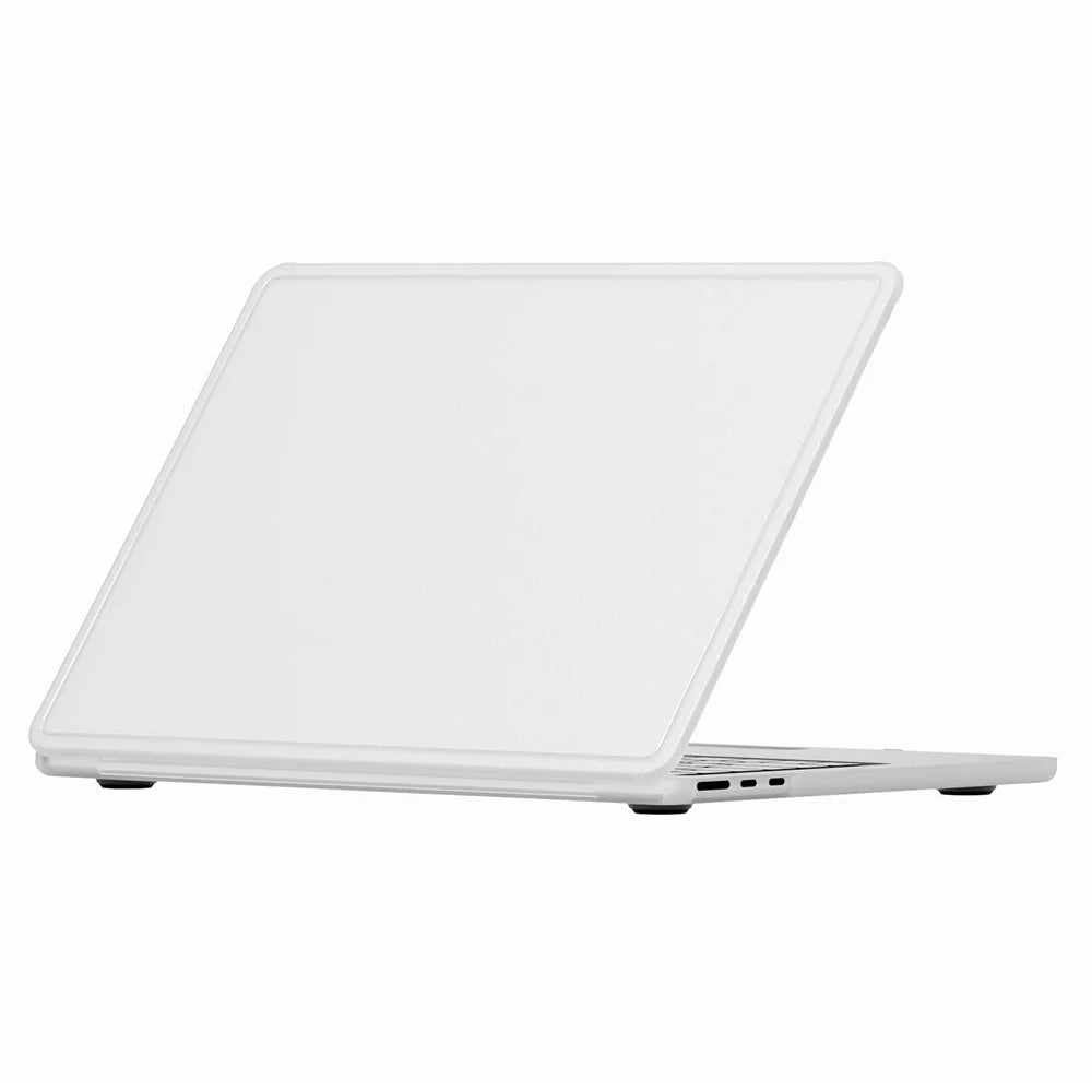 Protective Case for MacBook Air 15 inch (2026) / (2025) / (2024) / (2023) A2941 (EU Version) / (2023) A2941 (US Version) Matte PC Hard Shell Laptop Cover - White - 1