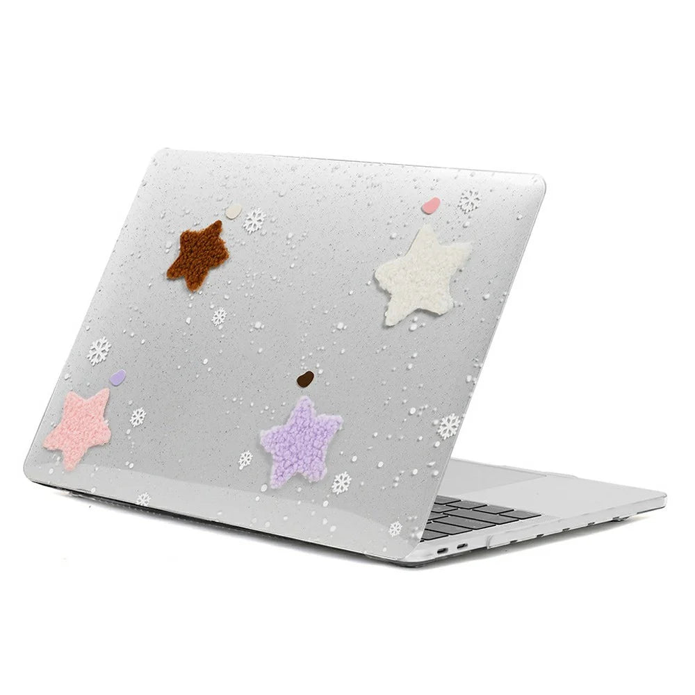 Pattern DIY Case For MacBook Pro 13 inch (2022) / (2020) / (2019) / (2018) / (2017) / (2016) Hard PC Shell Laptop Protective Cover - Stars - 1