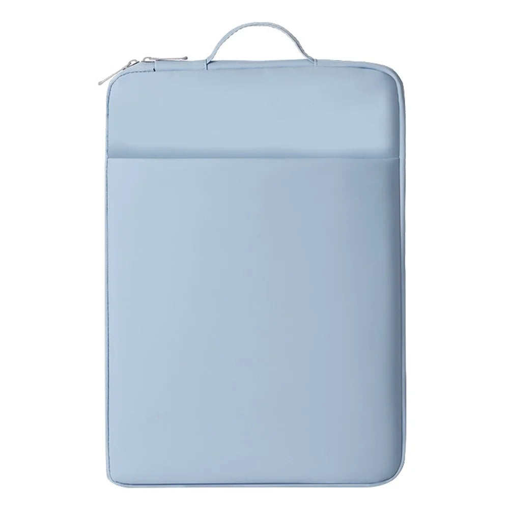 Multi-Function Laptop Sleeve Bag for 11-13 inch Notebook Tablet Portable Handle Waterproof Shockproof Storage Case - Blue - 1