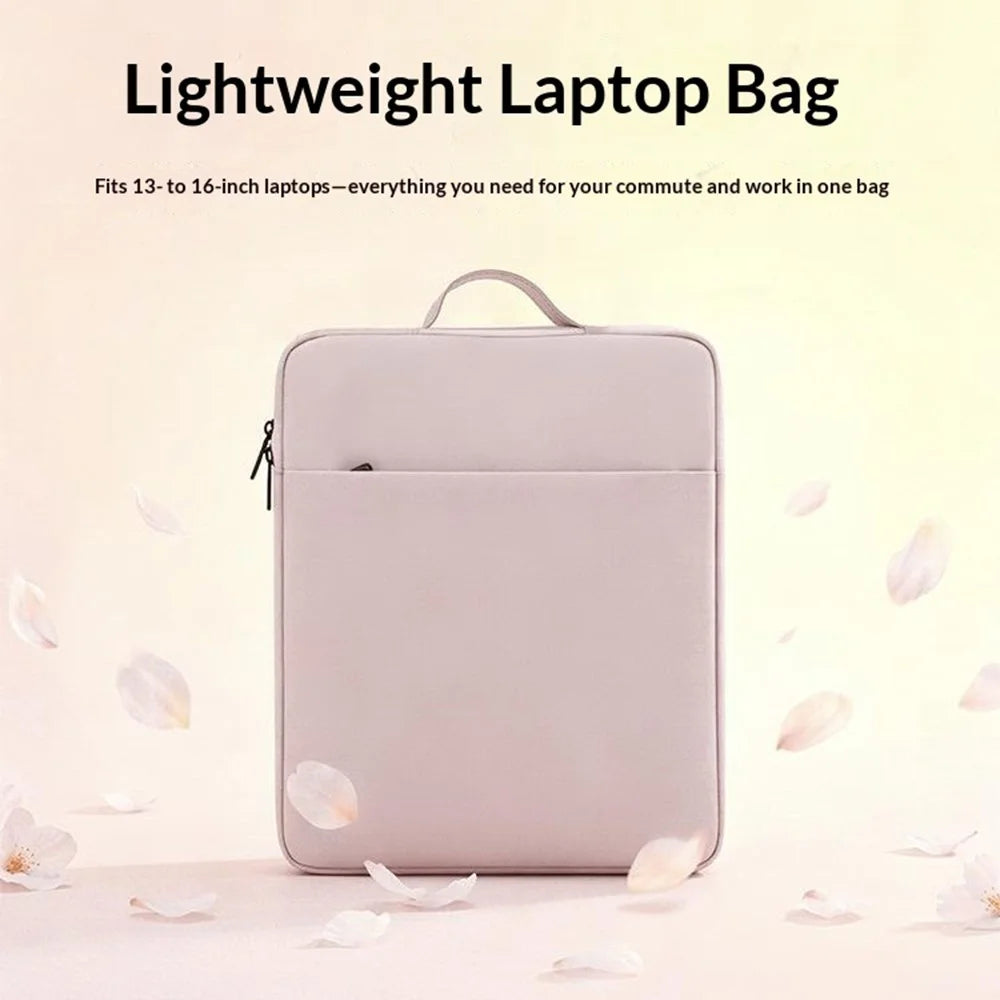 Laptop Sleeve Case for 11-13 inch Notebook Computer Lightweight Portable Carrying Bag with Handle - Pink - 2