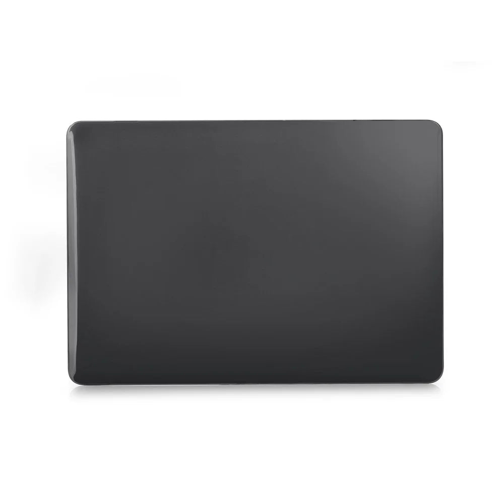 Front and Back Protective Shell Clear PC Cover with Hollow-out Bottom for MacBook Pro 14.2-inch (A2442) 2021 - Black - 2