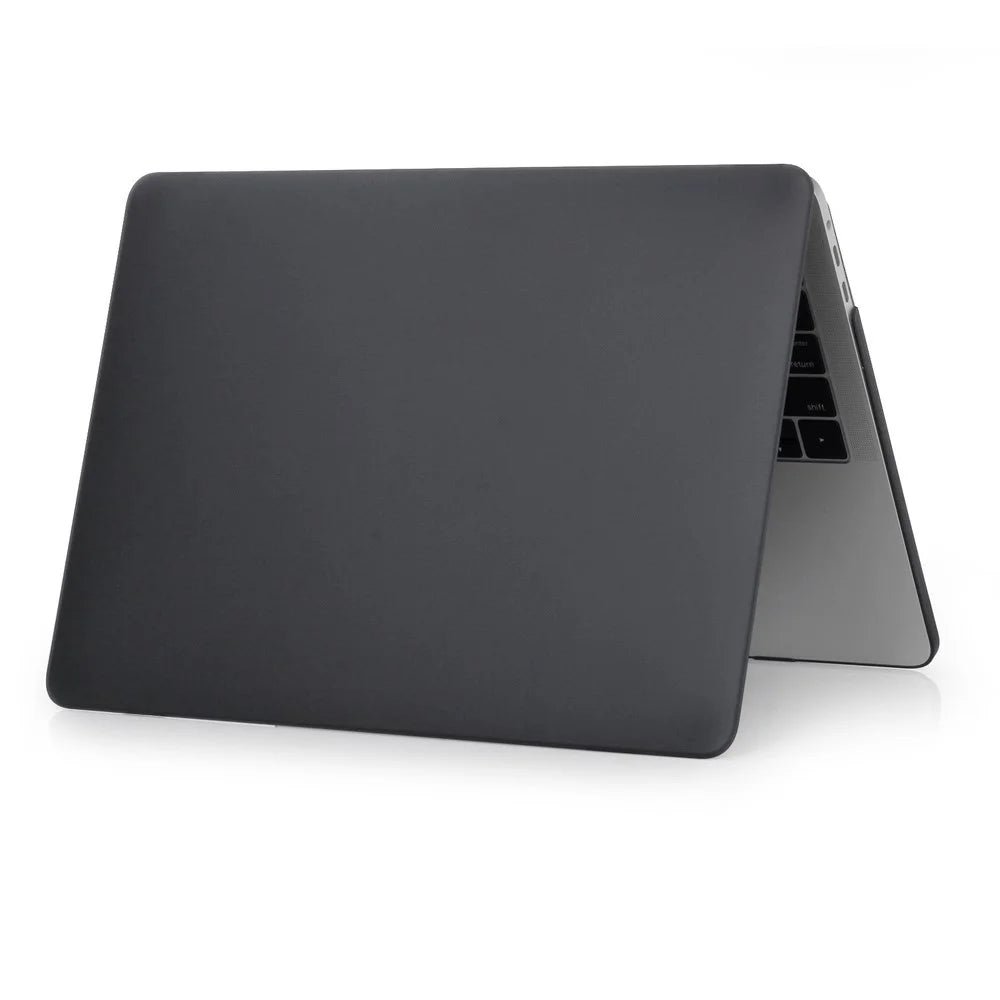 For MacBook Pro 16 inch (2026) A3429 A3428 / (2025) A3186 A3403 / (2024) A2991 / (2023) A2780 / (2021) A2485 Matte PC Front and Back Protective Shell - Black - 2