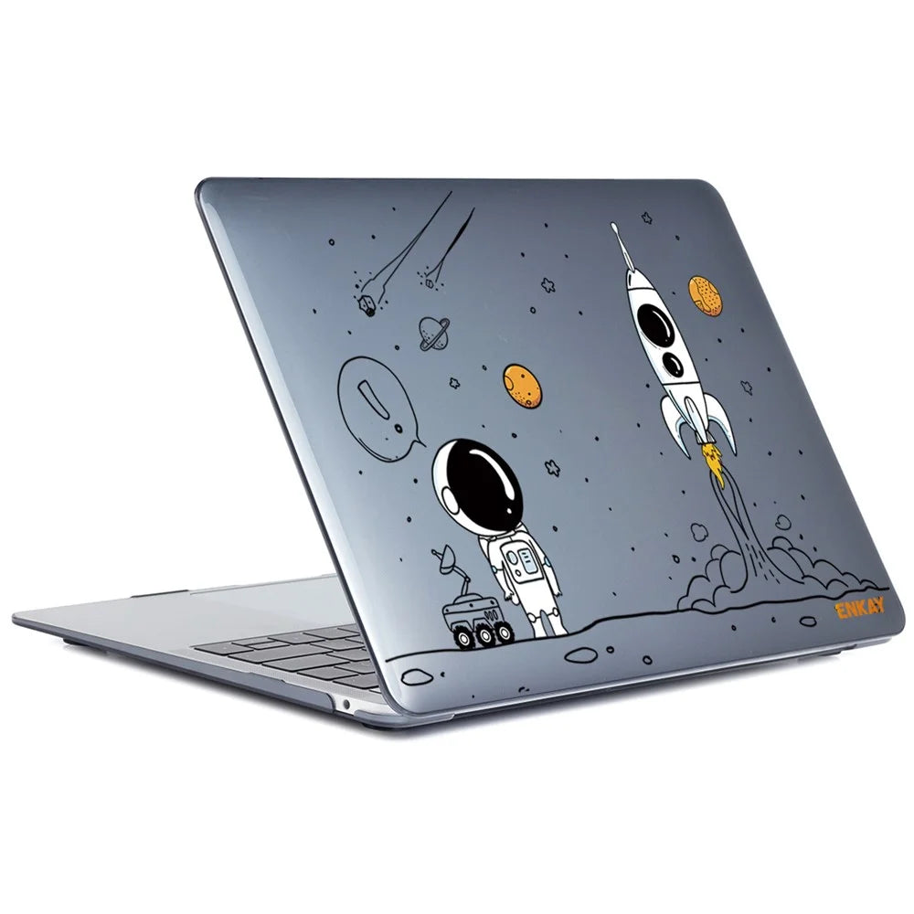 ENKAY HAT PRINCE for MacBook Pro 14 inch (2026) A3427 A3426 / (2025) A3434 A3112 A3185 A3401 / (2024) A2918 A2992 / (2023) A2779 / (2022) / (2021) A2442 Notebook Cover Pattern Design  - Astronaut No.1 - 2