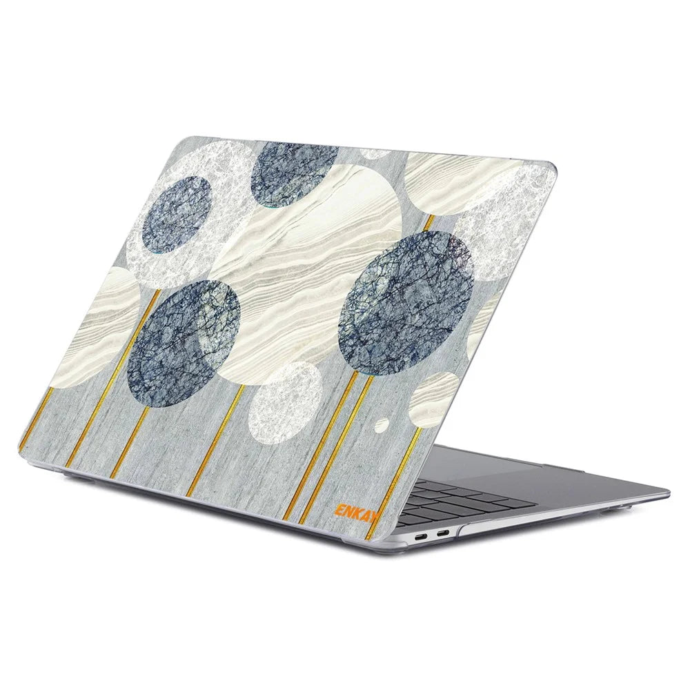 ENKAY HAT PRINCE for MacBook Pro 14 inch (2026) A3427 A3426 / (2025) A3434 A3112 A3185 A3401 / (2024) A2918 A2992 / (2023) A2779 / (2022) / (2021) A2442 Geometry Series Polycarbonate  Laptop Case - Geometry No.2 - 1