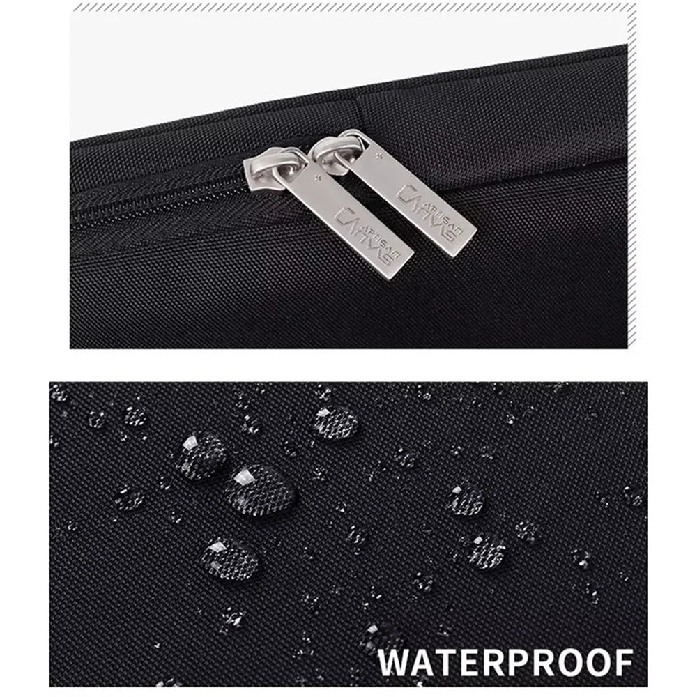 CANVASARTISAN M29-19 Scratch Resistant Laptop Carry Case Waterproof Sleeve Bag with Dual Zipper for 13-inch Laptops - 6