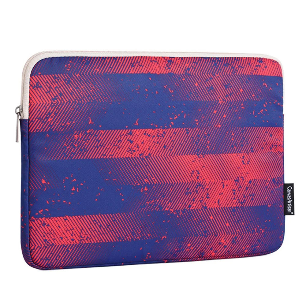 CANVASARTISAN H49-01 Graffiti Pattern Notebook Carrying Bag Anti-scratch Protective Laptop Sleeve Case - Blue/Red/for 11-inch Laptop - 2