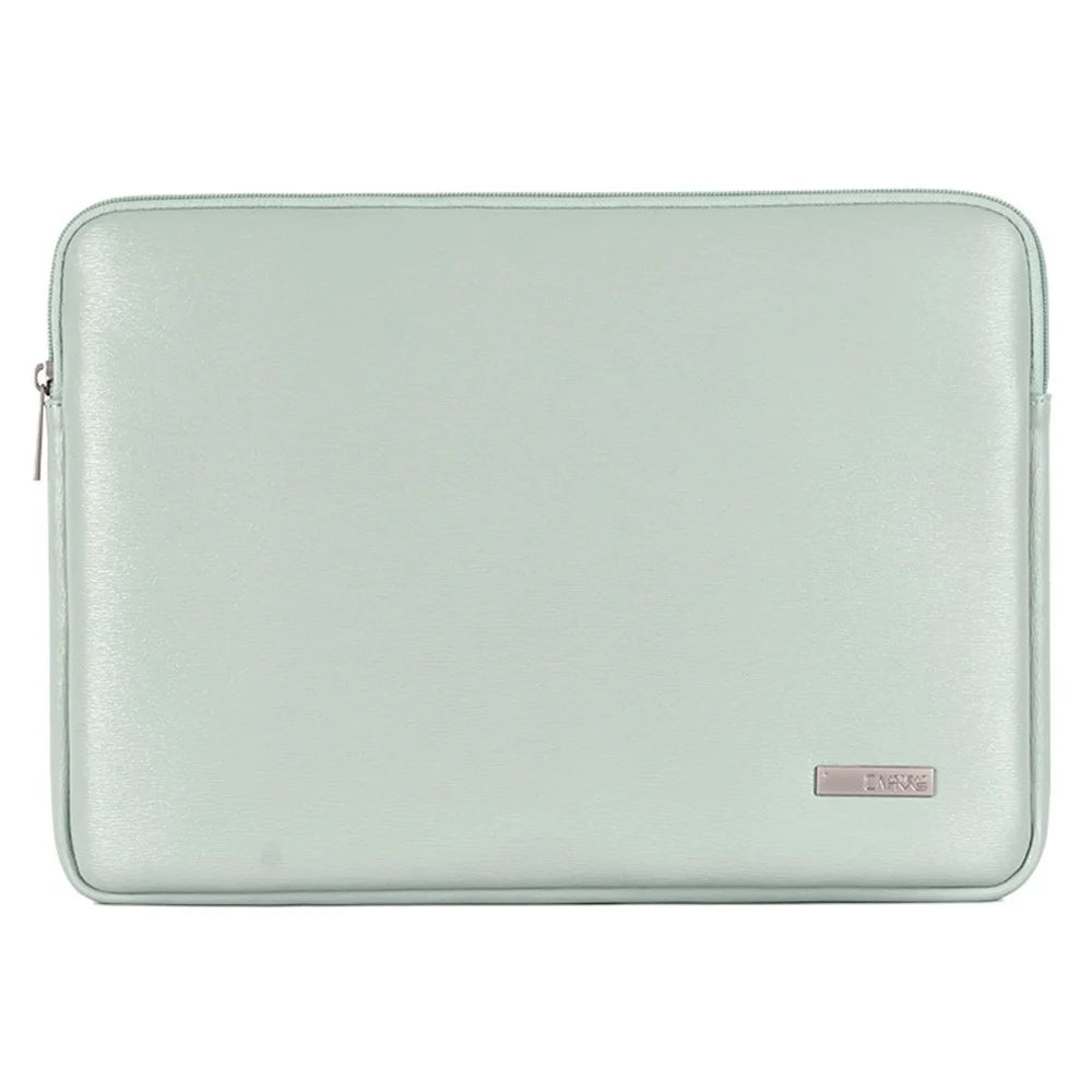 CANVASARTISAN L6-04 12 inch Laptop Sleeve for MacBook Fashionable PU Leather Notebook Computer Protection Bag - Green - 1