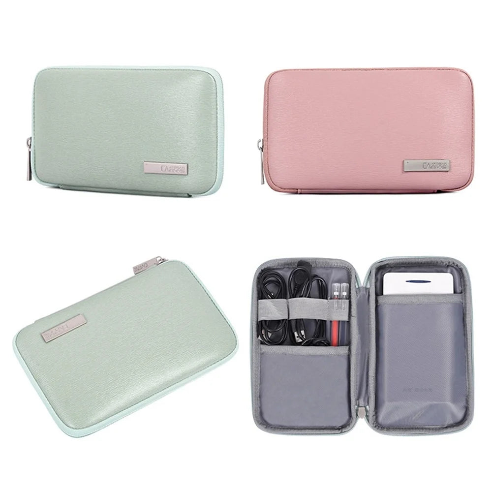 CANVASARTISAN L6-T0421 15 inch Notebook Sleeve Soft PU Leather Full Protection Laptop Computer Bag with Small Pouch - Green - 5