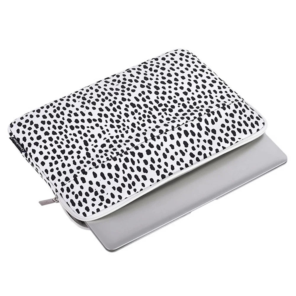 CANVASARTISAN H36-11 12 inch Laptop Carry Bag Notebook Computer Cow Pattern Portable Shockproof Sleeve Handbag Case - 6