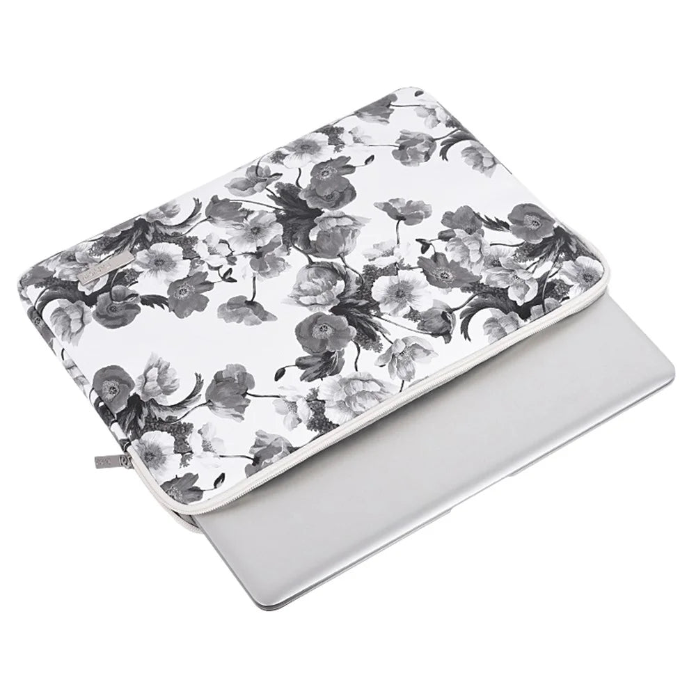 CANVASARTISAN G1-01 Shockproof Sleeve Bag for 14 inch Laptops Digital Printing Flower Pattern Anti-scratch Carry Case - 3
