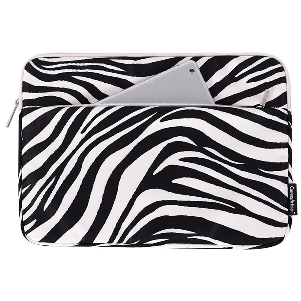 CANVASARTISAN H33-11 Zebra-stripe Pattern Shockproof Sleeve Bag for 11 inch Laptops Scratch Resistant Carry Case - 1