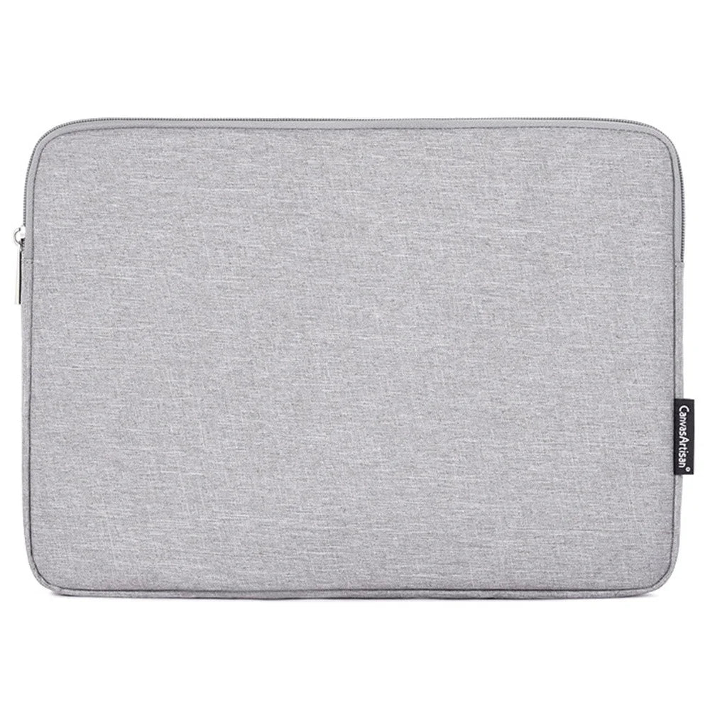 CANVASARTISAN L25-53 Shockproof Sleeve Bag for 12 inch Notebook Protector Scratch Resistant Business Style Laptops Carry Case - Light Grey - 1