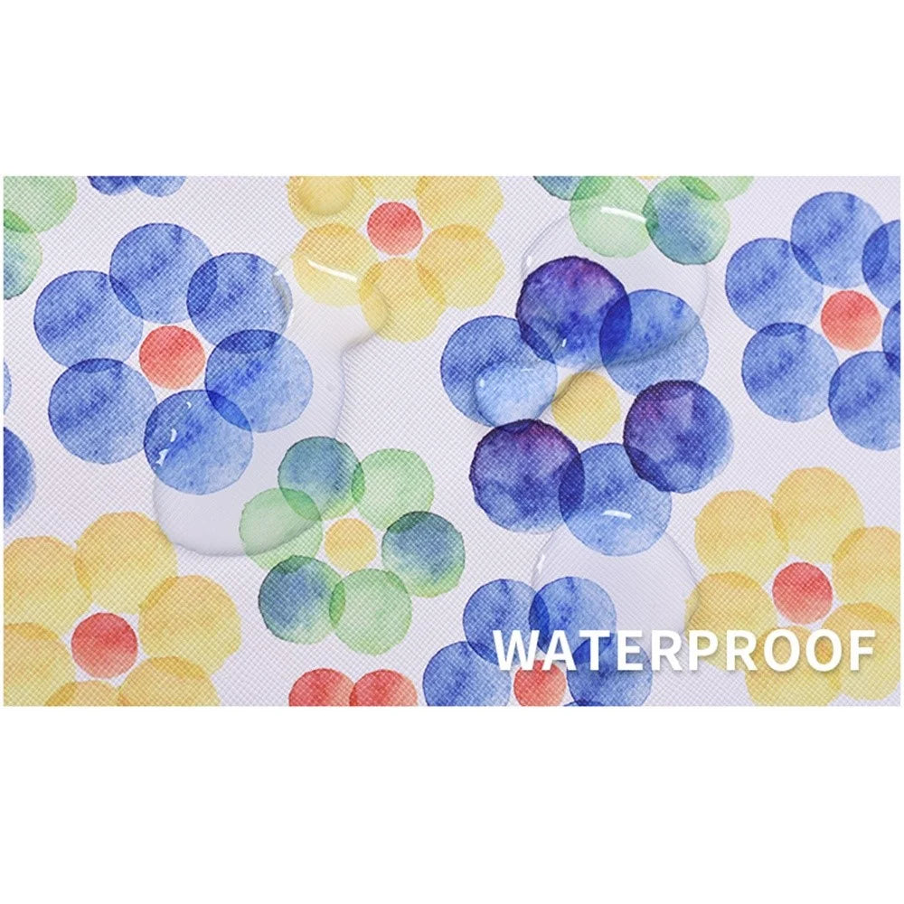 CANVASARTISAN G51-T0121 for 13-inch Notebook Big Flower Watercolor Painting Laptop Liner Bag with Small Bag Set - 7