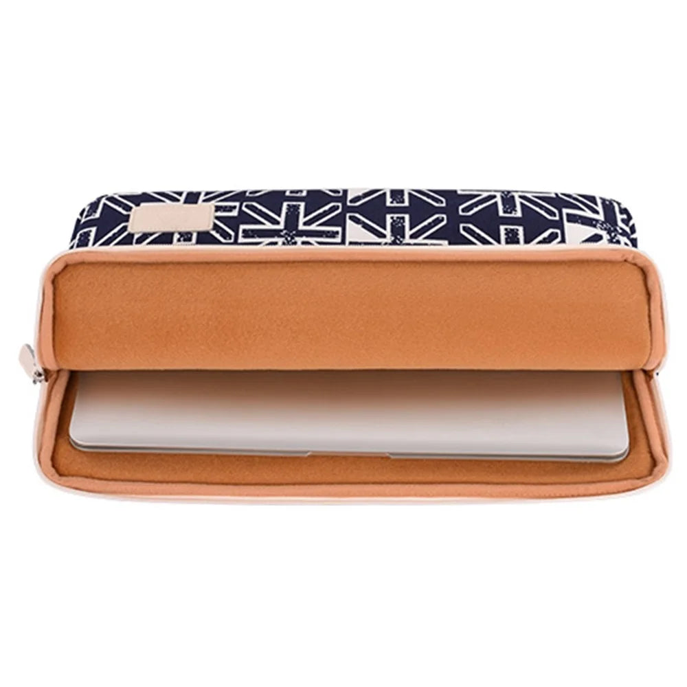 CANVASARTISAN T51 Shockproof Carry Case for 11-inch Laptops Digital Printing Pattern Canvas Storage Bag Portable Sleeve Bag - 5