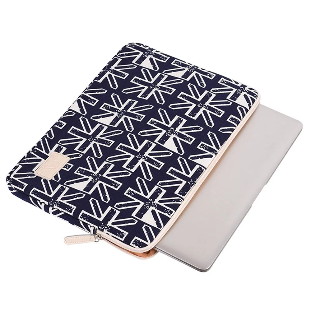 CANVASARTISAN T51 Portable Carry Case for 15-inch Laptops Shockproof Storage Bag Digital Printing Pattern Canvas Sleeve Bag - 2