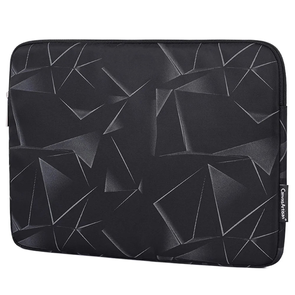 CANVASARTISAN H6-01 Triangle Geometric Printed Portable Carry Case for 12-inch Laptops Anti-drop Sleeve Bag Shockproof Notebooks Bag - 3