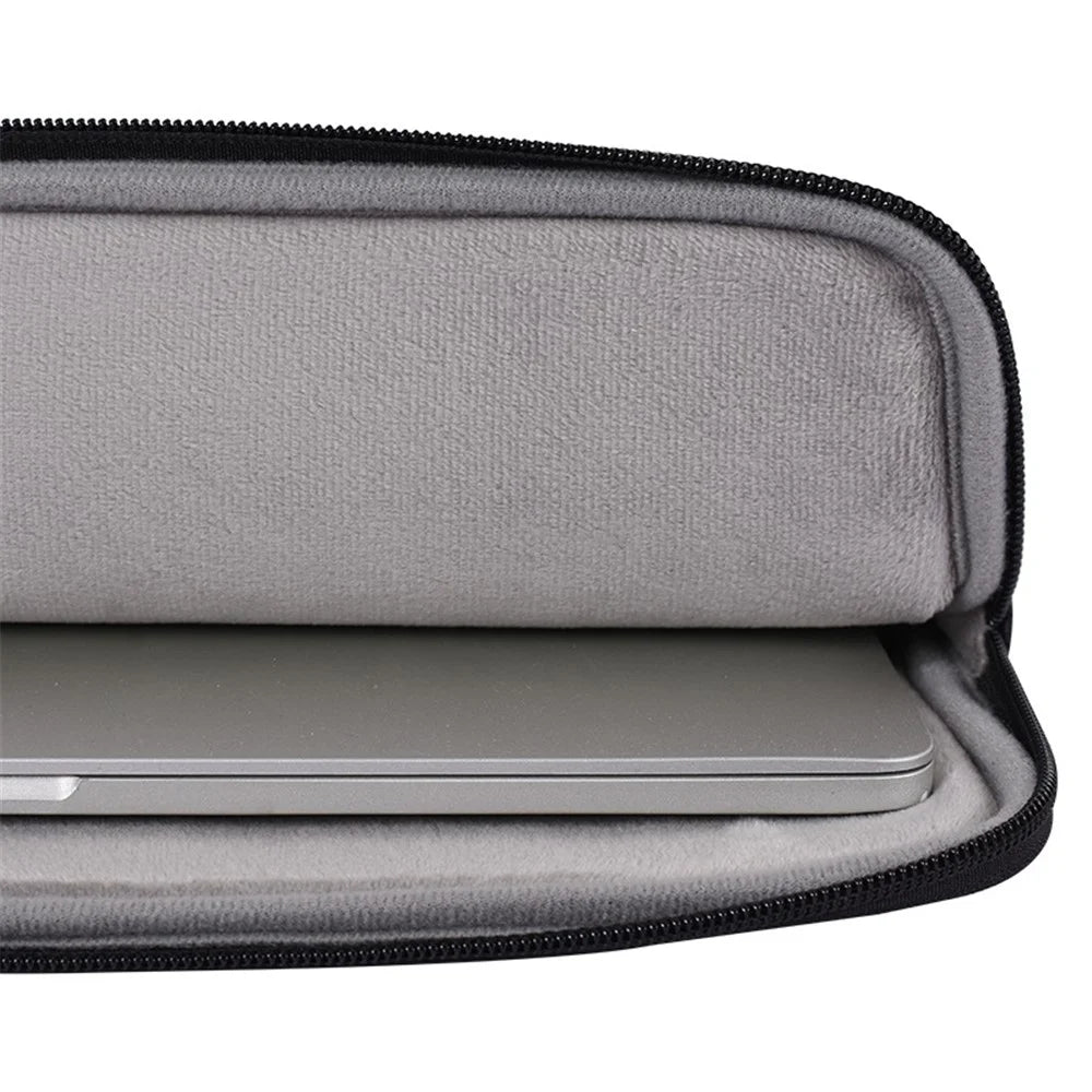 CANVASARTISAN  L38-T0311 Anti-Scratch Sleeve Bag for 13 inch PU Leather Laptops Carry Case Portable Slim Case with Small Bag - Black - 5
