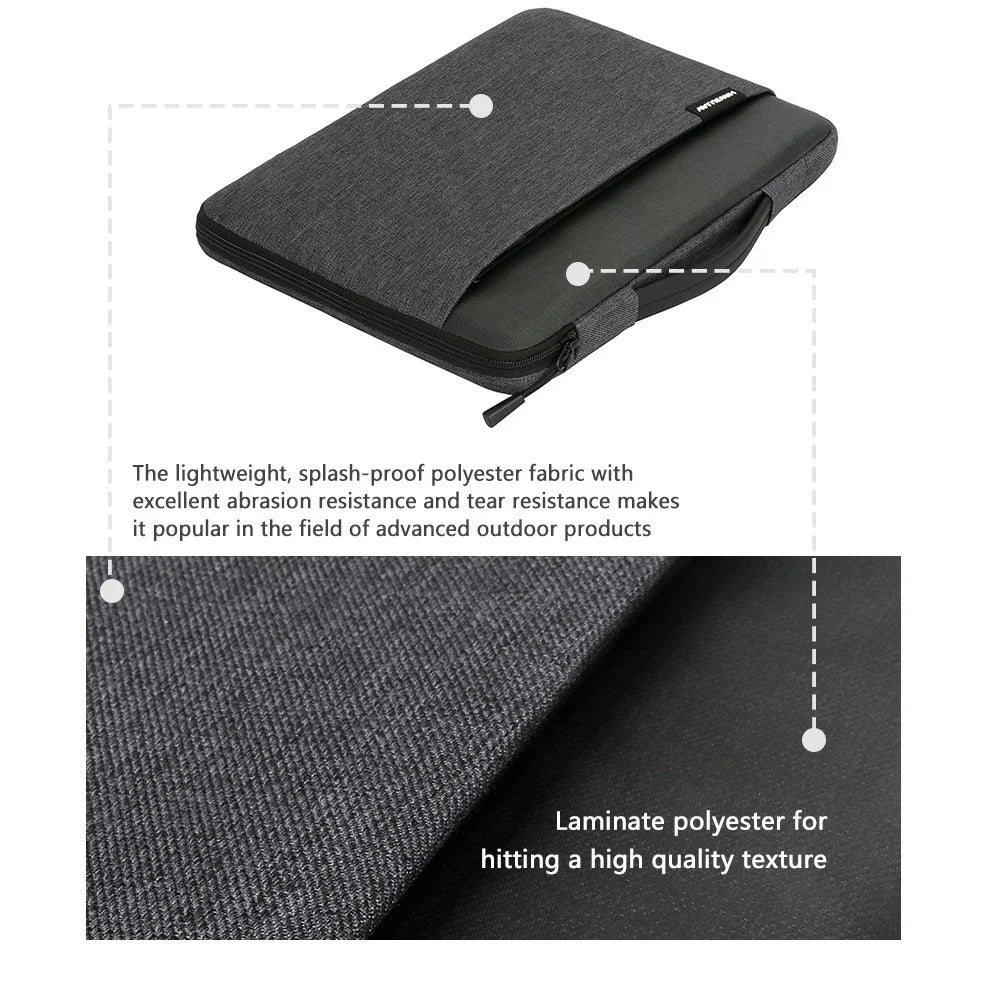 VALUEWIN VL027 14.2'' Notebook Computer Bag Soft Lining Water-repellent Laptop Sleeve Protection Case - 4