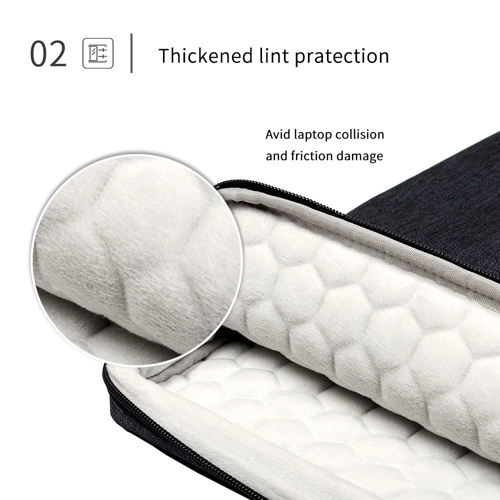 VALUEWIN VL027 14.2'' Notebook Computer Bag Soft Lining Water-repellent Laptop Sleeve Protection Case - 6