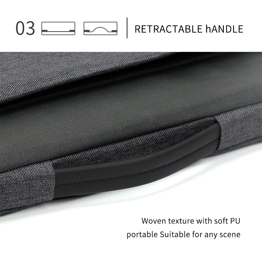 VALUEWIN VL027 14.2'' Notebook Computer Bag Soft Lining Water-repellent Laptop Sleeve Protection Case - 7