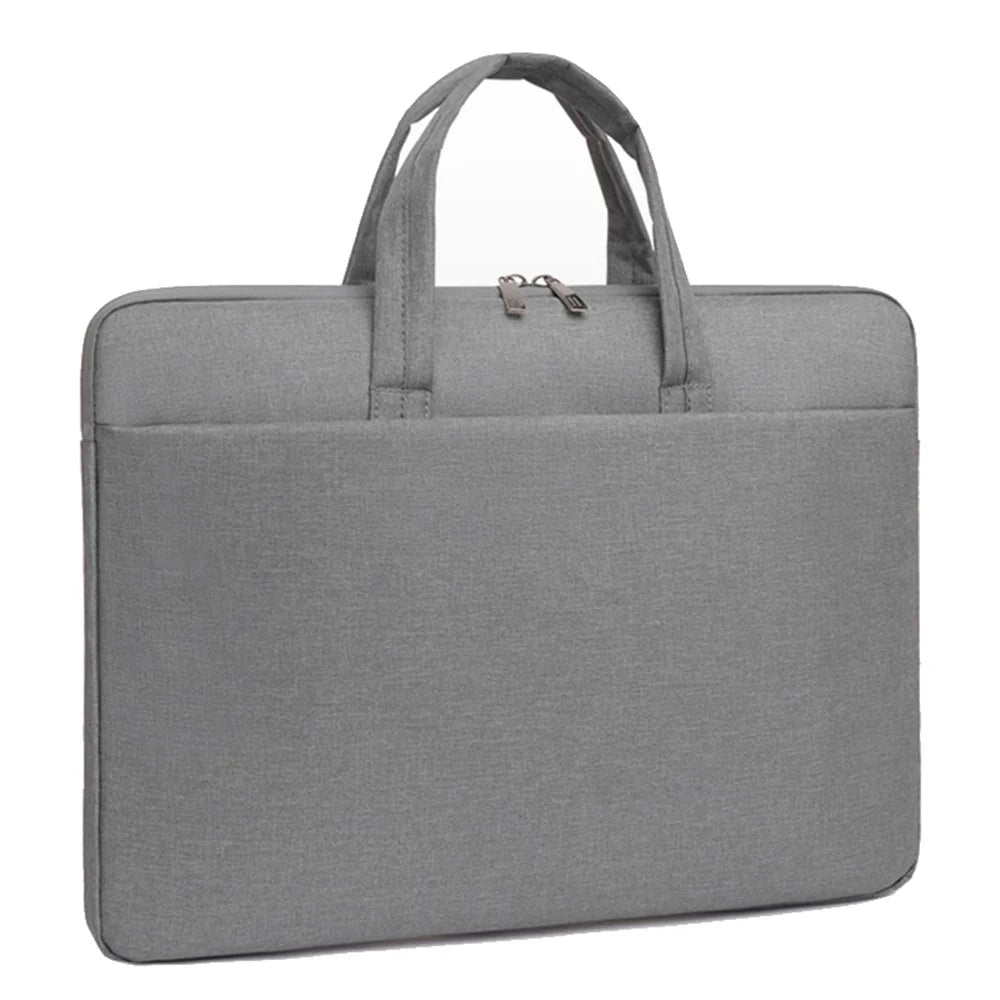 8026 15 inch Laptop Bag Sleeve Business Style Soft Liner Zipper Notebook PC Carrying Pouch Handbag - 1