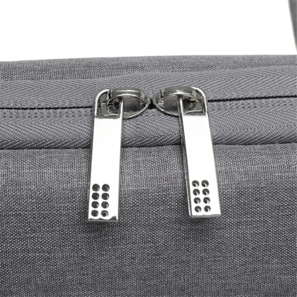 8026 15 inch Laptop Bag Sleeve Business Style Soft Liner Zipper Notebook PC Carrying Pouch Handbag - 5