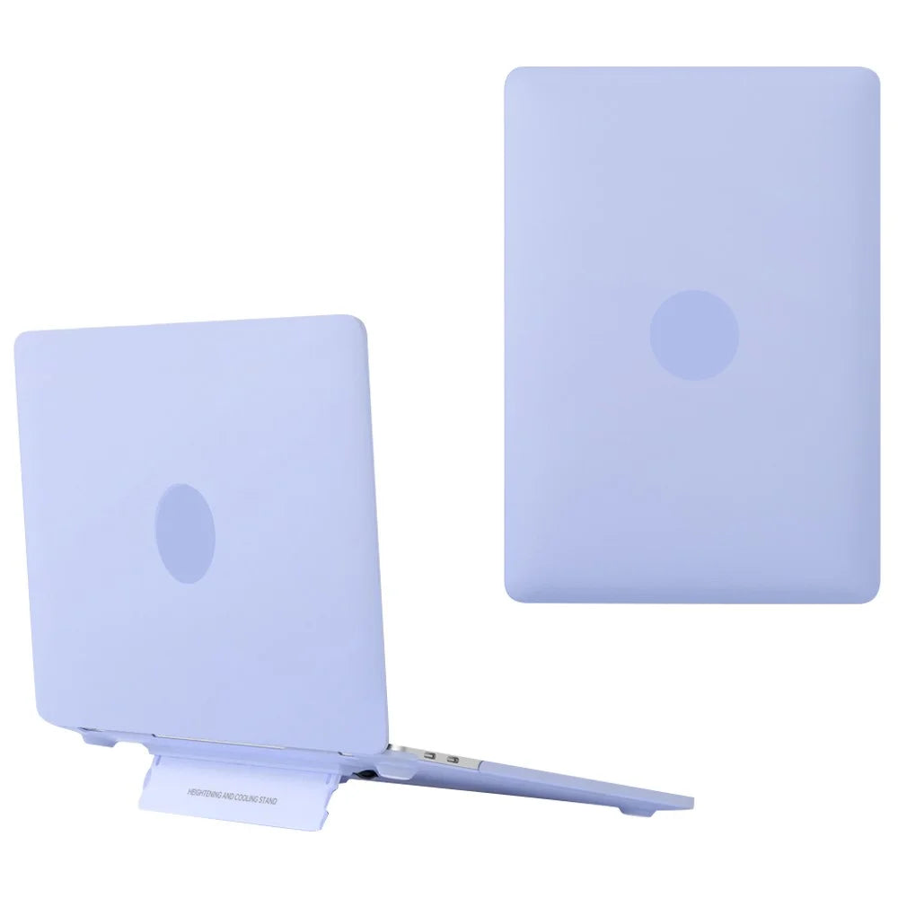 For MacBook Pro 13 inch (2016) A1706 / A1708 , Pro 13 inch (2018) A1989 / (2019) A2159 , Pro 13 inch (2020) A2289 / A2251 / A2338 Matte PC Laptop Case - Purple - 1
