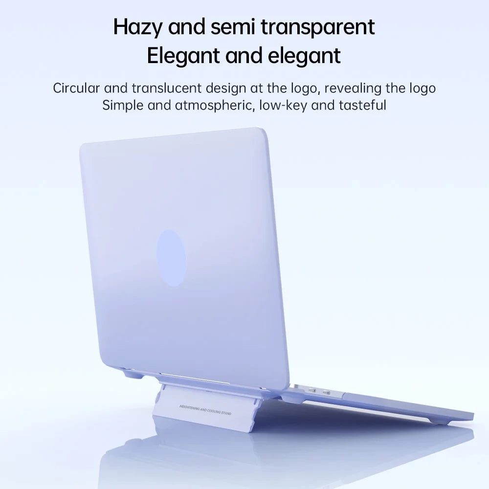 For MacBook Pro 13 inch (2016) A1706 / A1708 , Pro 13 inch (2018) A1989 / (2019) A2159 , Pro 13 inch (2020) A2289 / A2251 / A2338 Matte PC Laptop Case - Purple - 7
