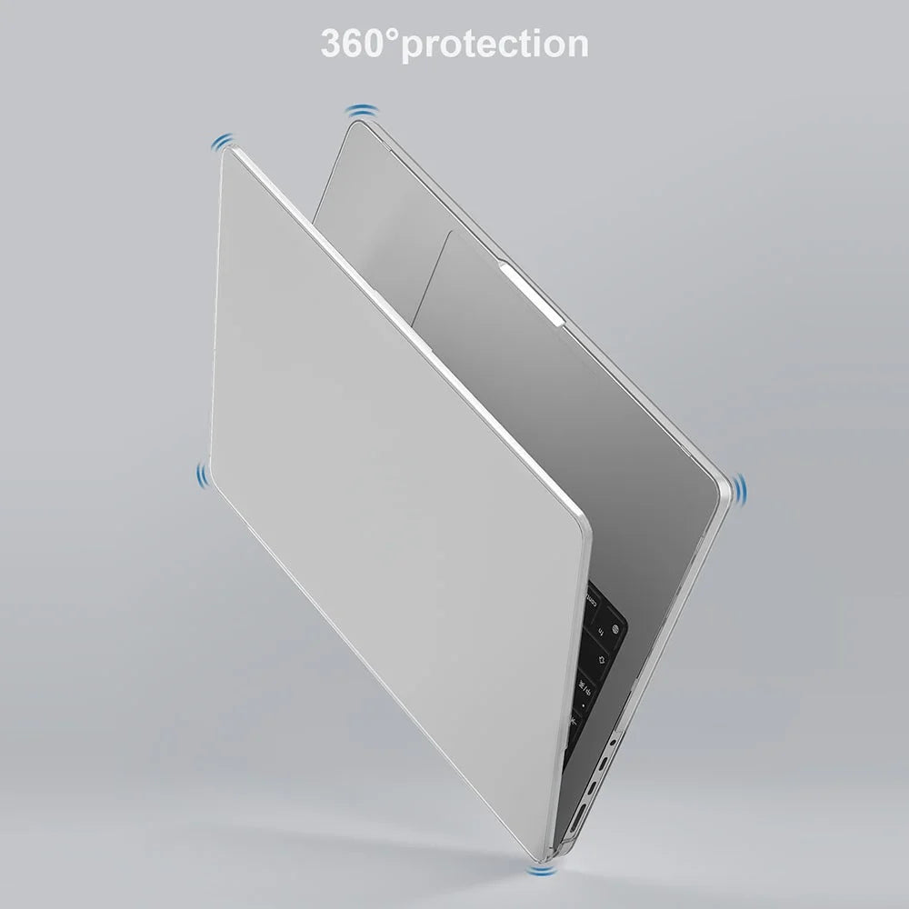 BENWIS MP-CHC For MacBook Air 13 inch (2026) A3449 / (2025) A3240 / (2024) A3113 / (2022) A2681 Crystal Clear Laptop Case Shockproof PC Hard Shell - 6