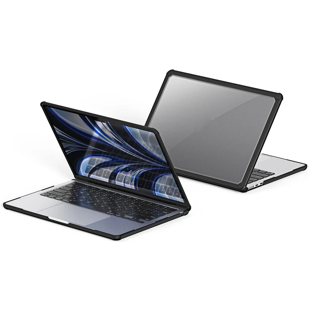 DUX DUCIS LCGM Series Glossy Case for MacBook Pro 14 inch (2026) A3427 A3426 / (2025) A3434 A3112 A3185 A3401 / (2024) A2918 A2992 / (2023) A2779 / (2022) / (2021) A2442 Anti-Scratch TPU+PC Cover - Black - 2