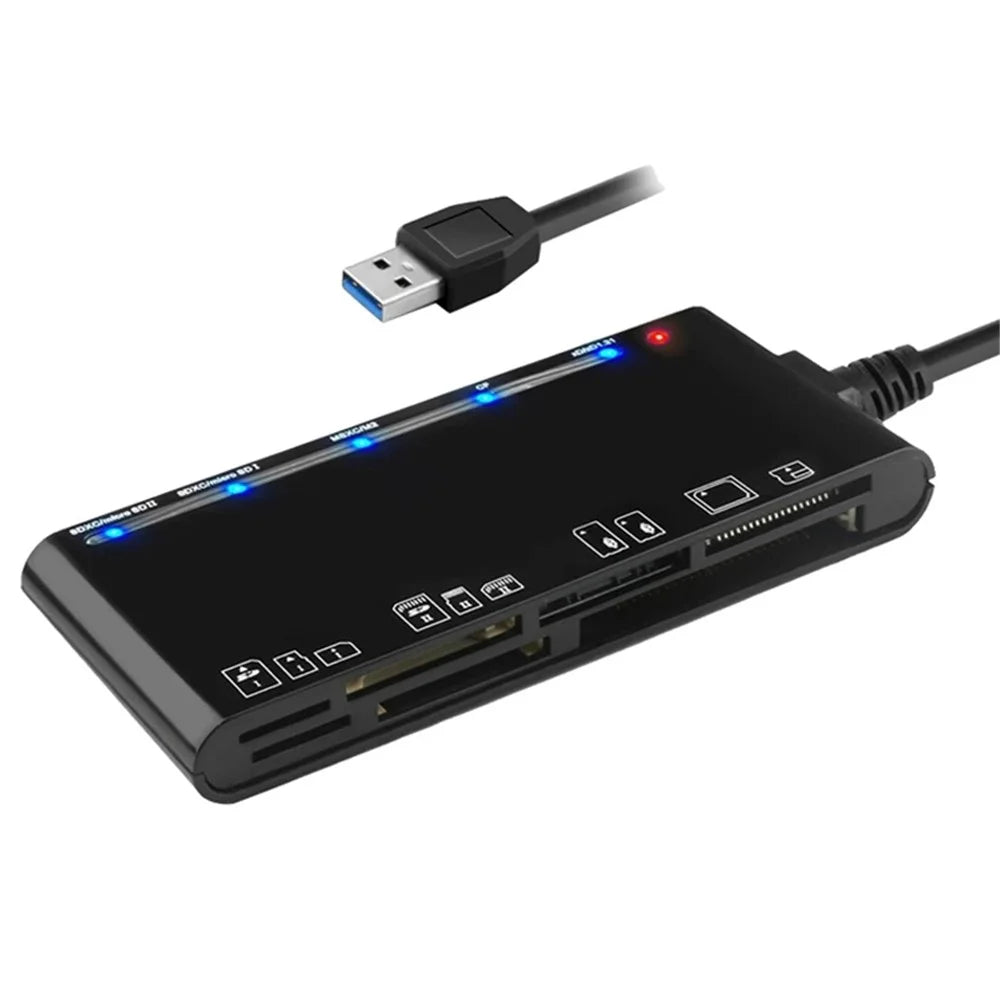 CR7 USB 3.0 Multifunctional Card Reader CF XD MS SD TF Card Reader for Mac / Windows / Linux - 2